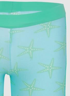 Baby Boy Swim Short in Turquoise with Sea-Star Print SH21134-1