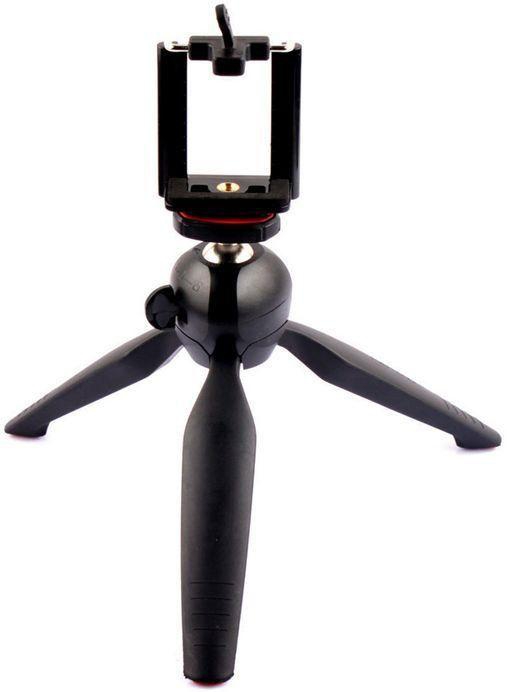 Yuntfng XH-228 Mini Tripod With Desktop Tripod For Camera and Mobile Phone – Black