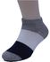 White Flower Cotton Above Ankle Sock For Unisex-Multicolor-4 Years
