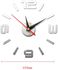 ساعة للحائط - بنمط مطبع ، بتصميم عملي مبتكر