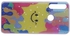 HUAWIEI Y9 PRIME 2019- Smiley Face Multicolor Silicone Cover With Stars And Glitter