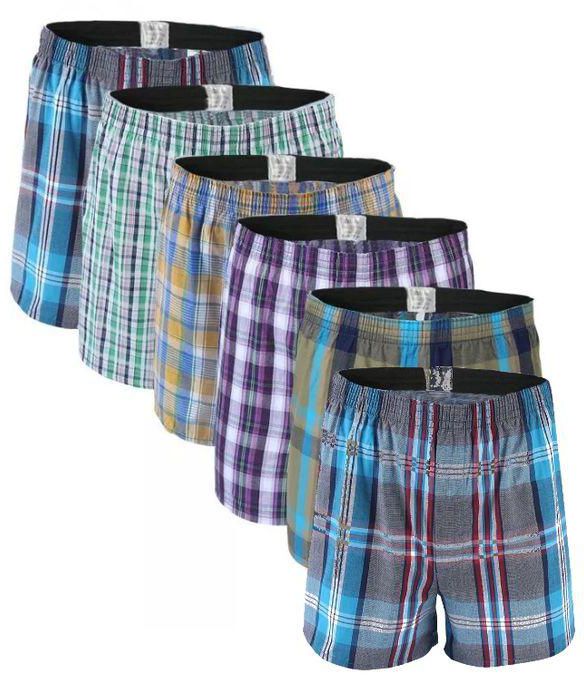 6in1 Set Of Fine Boxers : Comes In Different Colors