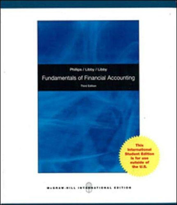 Mcgraw Hill Fundamentals Of Financial Accounting ,Ed. :3