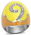 Zen Zen Stainless Steel Top Grade Crystal Ring
