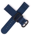 Canvas Nylon Wrist Strap with Black Metal Buckle - Size 22 - Dark Blue