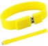 Silicone Bracelet Wristband USB Flash Drive 8GB - Yellow