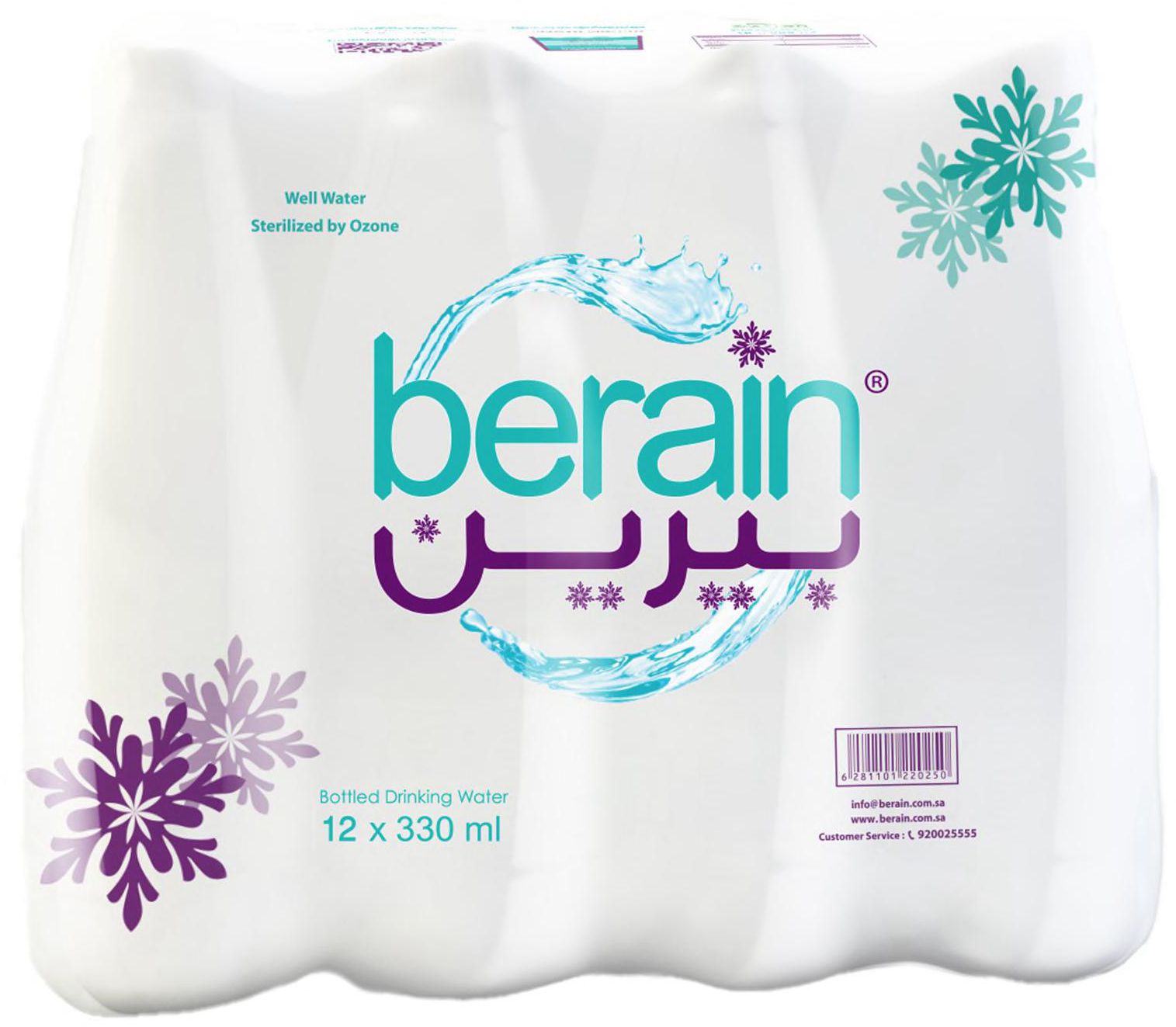 Berain bottled drinking water 330 ml x 12