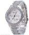 Geneva Wrist Watch With New Fashion Rhinestone Studded Watch - Silver