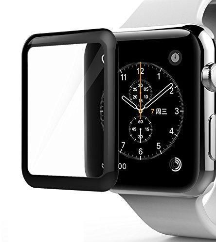 Apple Watch 42mm Nike Edition 3D Tempered Glass Screen Protector Full Screen Cover Black