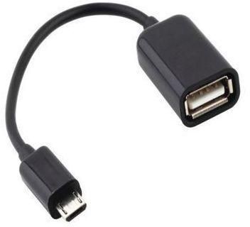 OTG Cable Micro USB Cable - Black