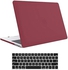 Ntech Macbook Pro 13 Case 2020 2019 2018 2017 2016 Release A2159 A1989 A1706 A1708, Hard Case Shell Cover And Keyboard Skin Cover For Macbook Pro 13 Inch With/Without Touch Bar - Red