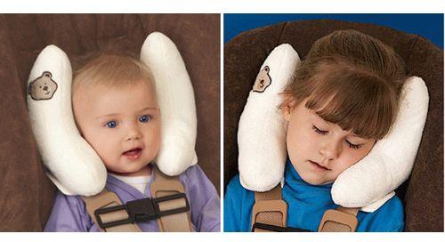 Summer Infant / Toddler Adjustable Car Seat Pillow For Ages 0-5 Years - White