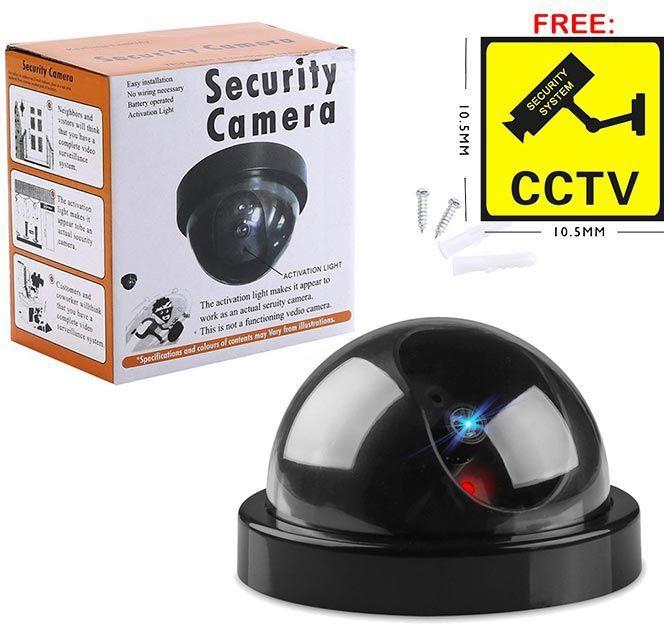 CCTV Dummy Camera Flashing Led Fake Camera Power