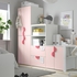 SMÅSTAD / PLATSA Storage combination - white/pale pink 180x57x181 cm