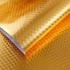 Self-adhesive Thermal Paper In A Stunning Golden Color With An Interlocking Cube Design. 5 M, 60 Cm