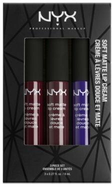 N Y X Soft Matte Lip Cream - Set 3 Pcs