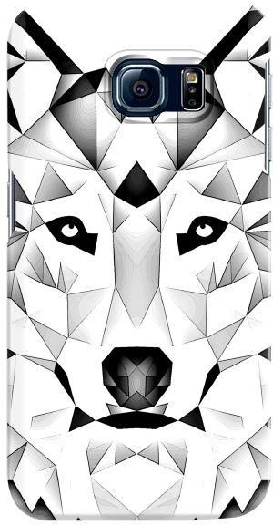 Stylizedd  Samsung Galaxy S6 Edge Premium Slim Snap case cover Gloss Finish - Poly Wolf  S6E-S-295
