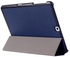 Sunsky Custer Texture Horizontal Flip Leather Case with 3-folding Holder for Galaxy Tab S2 9.7 / T815(Dark Blue)