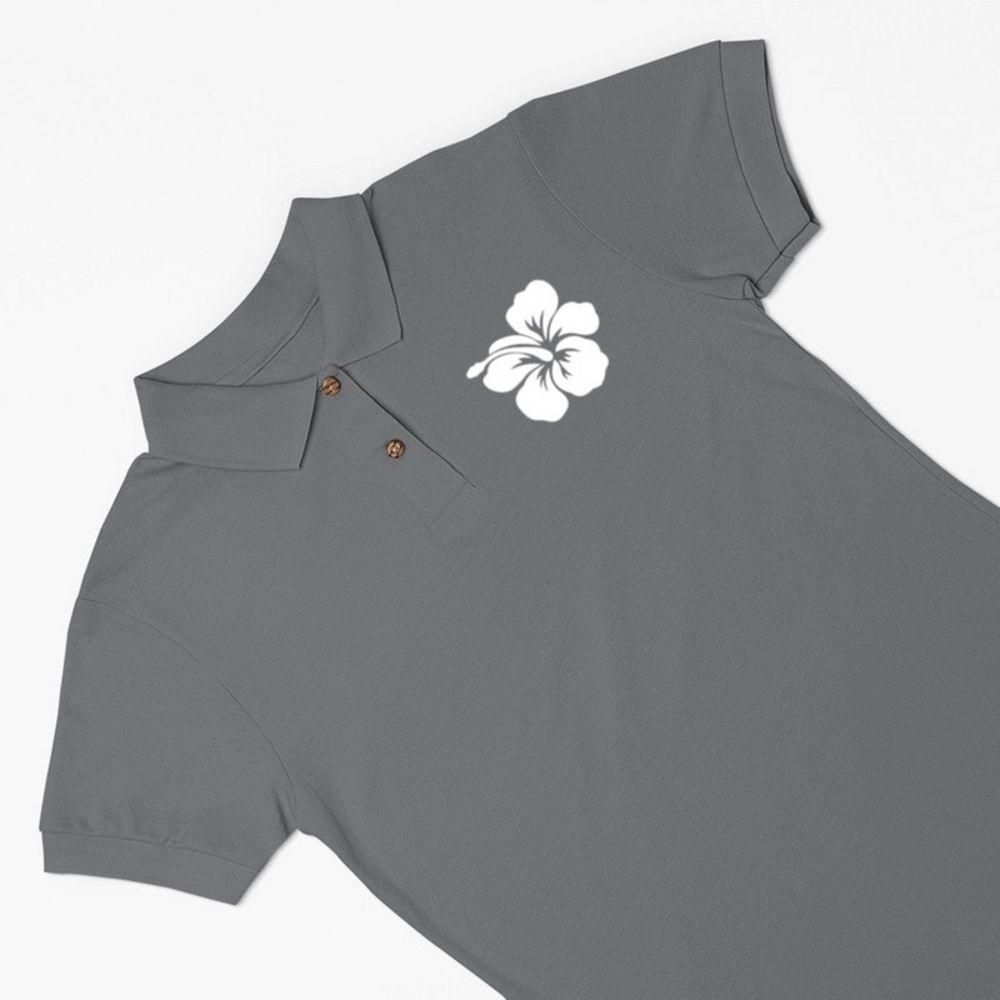 Hibiscus Surf Polo T-Shirt for Women