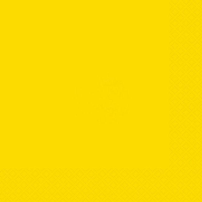 Unique Neon Yellow Paper Napkins- Babystore.ae