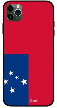 Protective Case Cover For Apple iPhone 11 Pro Samoa Flag