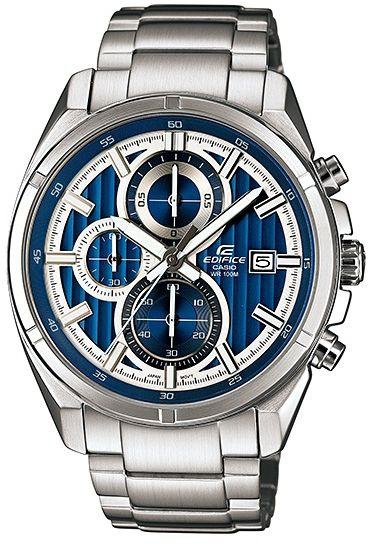 Casio Edifice Men's Blue Dial Stainless Steel Band Watch [EFR-532D-2AVU]