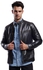 Clever Jacket Leather - Lined Water Proof - With Half Collar