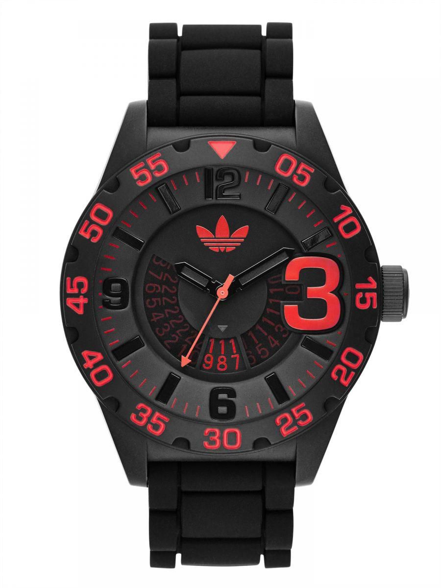 Adidas Newburgh For Men Black Dial Silicone Band Watch ADH2965