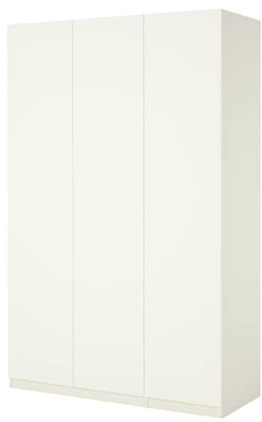 PAX / FORSAND دولاب ملابس, أبيض/أبيض, ‎150x60x236 سم‏ - IKEA