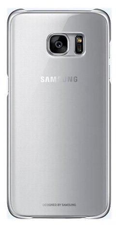 SAMSUNG Galaxy S7 EDGE clear cover silver