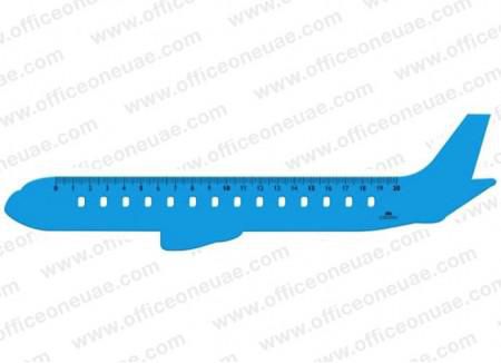 CEDON Acrylic Ruler PLANE, 20 cm, Blue