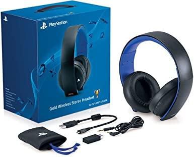 Sony PlayStation Gold Wireless Headset 7.1 Surround Sound PS4