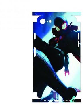 Printed Back Phone Sticker With The Edges For Iphone 6 Plus Animation Miles Morales From Spiderman