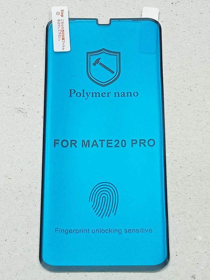 Polymer Nano Curved Screen Protector For Huawei Mate 20 Pro -0- BLACK