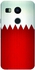 Stylizedd Google Nexus 5X Slim Snap Case Cover Matte Finish - Flag of Bahrain