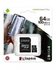 Kingston SDCS2/64GB 64GB Class10 Canvas Select Plus MicroSD Card With SD Adaptor