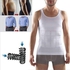 Body Shaper Slimming Shirt Vest Undershirt Slim Wear - White