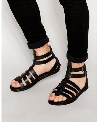 gladiator sandals - black