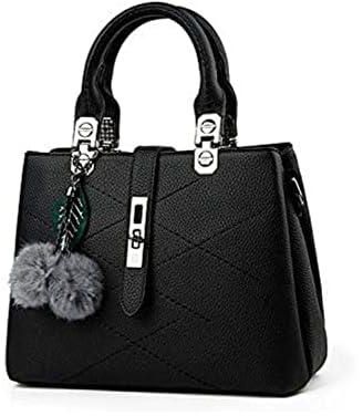 Leather Bag For Women,Black - Tote Bags