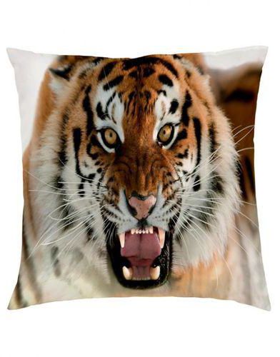 Texveen An-P-0017 Animals Digital Printed Pillow Cover - Multicolor - 40x40 cm