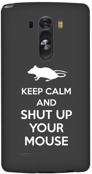 Stylizedd LG G3 Premium Slim Snap case cover Gloss Finish - Shut up your mouse