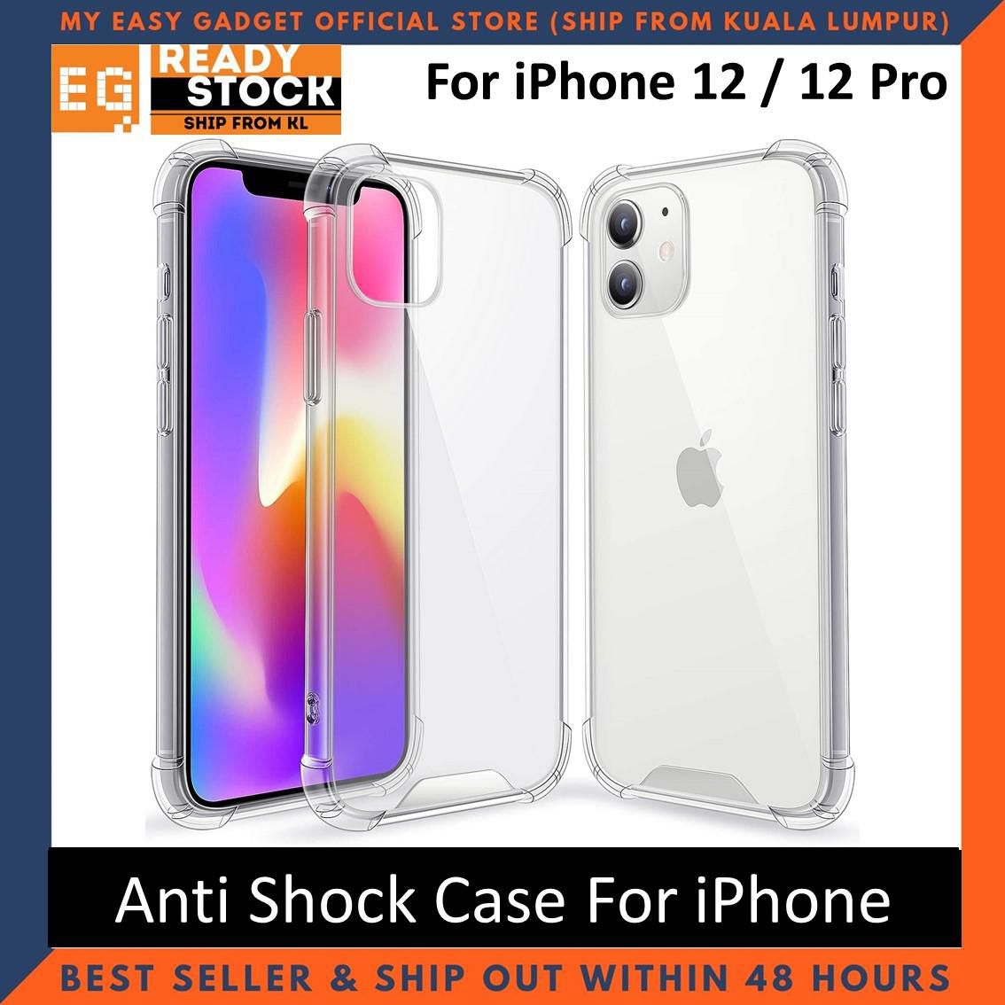 iPhone 12 Pro Max iPhone 11 Pro Max 12 Mini Anti Shock Case (Clear)