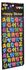Easy Line Rock 2498-5 Alphabets Self Adhesive Stickers Different Sizes for Craft and Cards Decorations - Multi Color