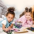 لعبة اطفال تصنع الفن عن طريق خدش طبقة سوداء للكشف عن صورة ملونة (ماي كار فريندز)