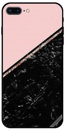 Protective Case Cover For Apple iPhone 8 Plus Pink/Black