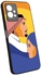 جراب حماية كفر غطاء هاتف جوال خلفي صلب تصميم رجل سعودي مع امرأة متوافق مع فيفو واي 55 5جي / فيفو واي 75 5جي