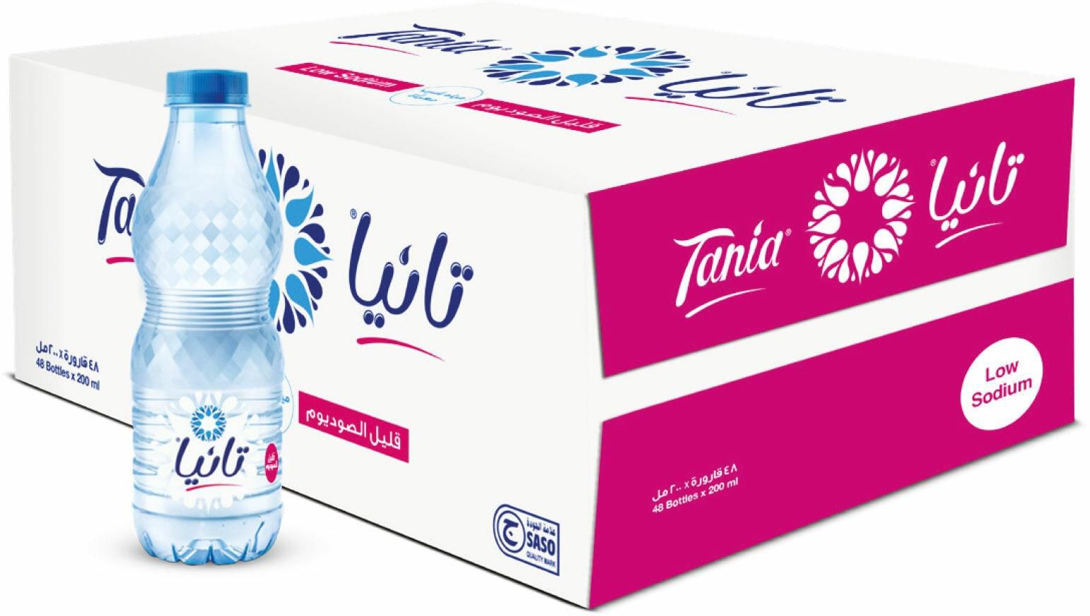 Tania water 200 ml &times; 40
