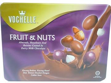 Vochelle Fruit & Nuts Dairy Milk Chocolate - 380 g