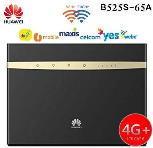 Huawei B525S-65A 4G+ LTE CAT6 Broadband WiFi Modem Router