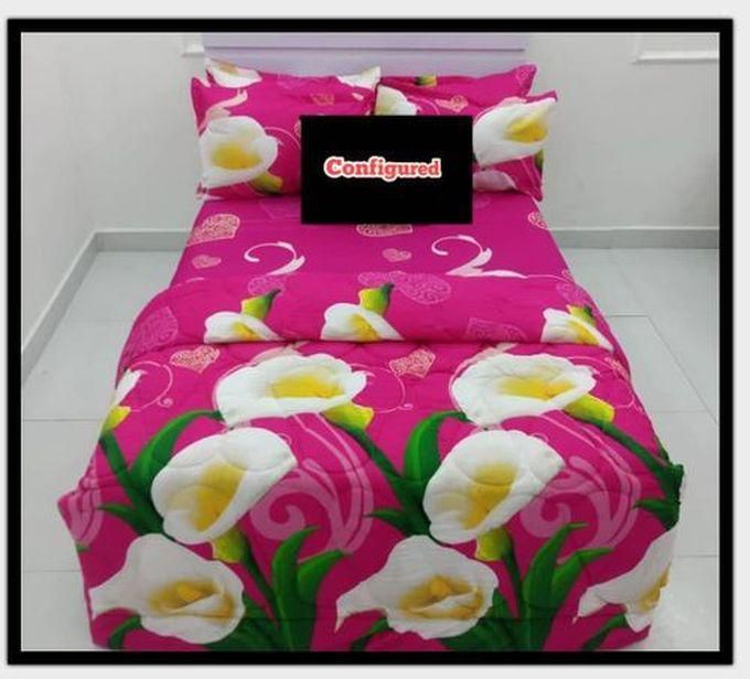 Pink Duvet / Bedsheet / Pillow Cases